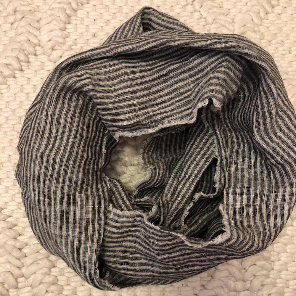 J.Crew linen infinity scarf